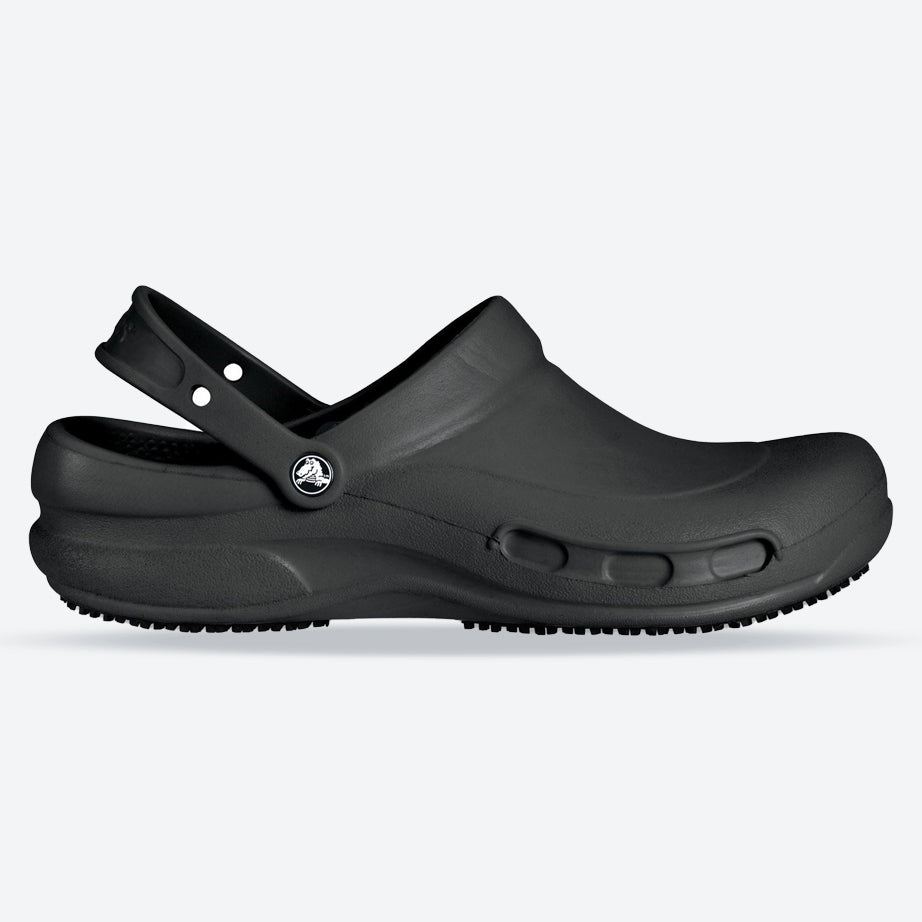 Men's Crocs 10075 Bistro Work Clog Sandals in Black - Image 1
