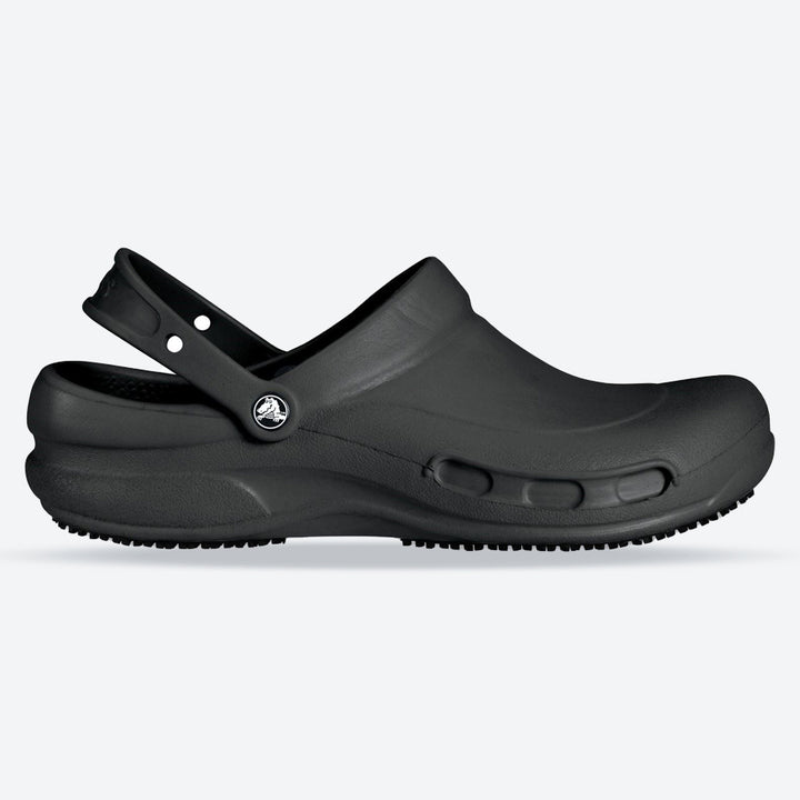 Men's Crocs 10075 Bistro Work Clog Sandals in Black - Image 1