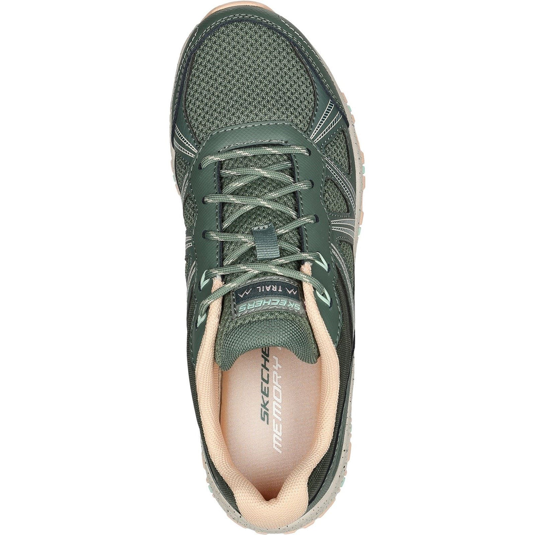 Women's Wide Fit Skechers 180018 Hillcrest Ridge Trainers in Olive - Image 5