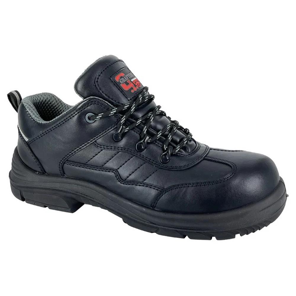 Men's Wide Fit Grafters M 303A Safety Shoes in Black - Image 2