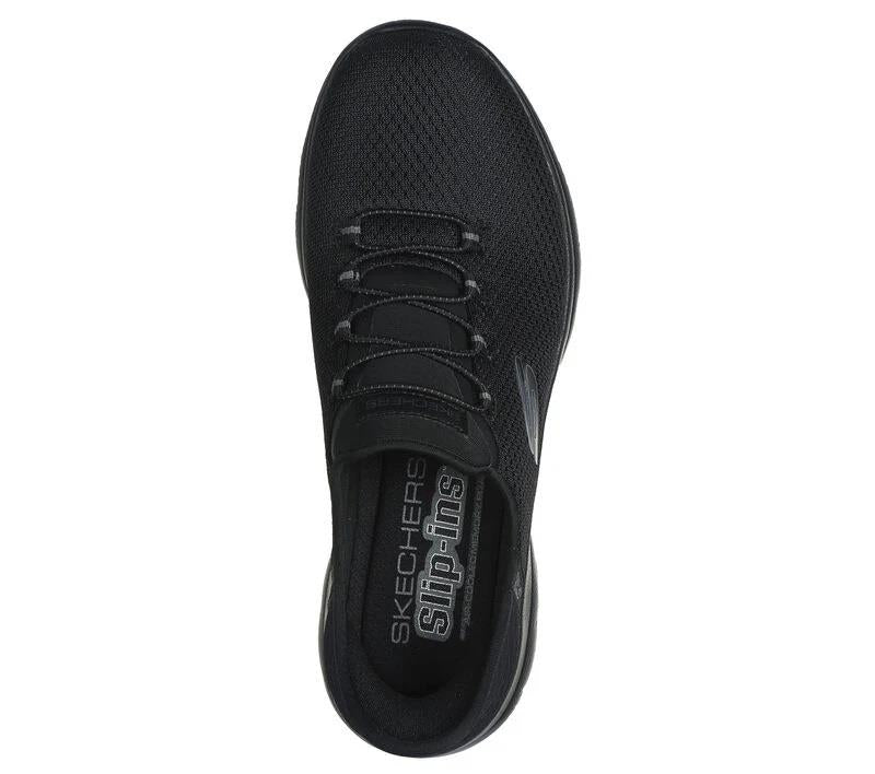 Women's Wide Fit Slip-ins Skechers 150123 Summits Diamond Dream Trainers in Black - Image 5
