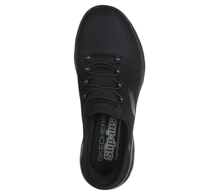 Women's Wide Fit Slip-ins Skechers 150123 Summits Diamond Dream Trainers in Black - Image 1