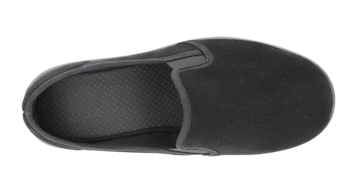 Men's Wide Fit DB Enzo Shoes in Black stretch - Image 1