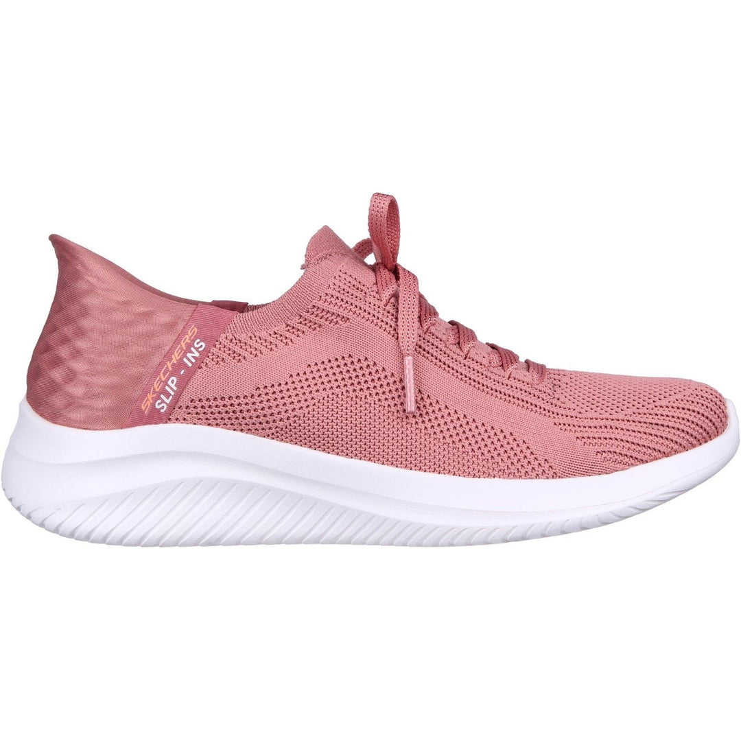 Women's Wide Fit Skechers 149710 Slip-ins Ultra Flex 3.0 Brilliant Path Trainers - Mauve in Mauve - Image 2