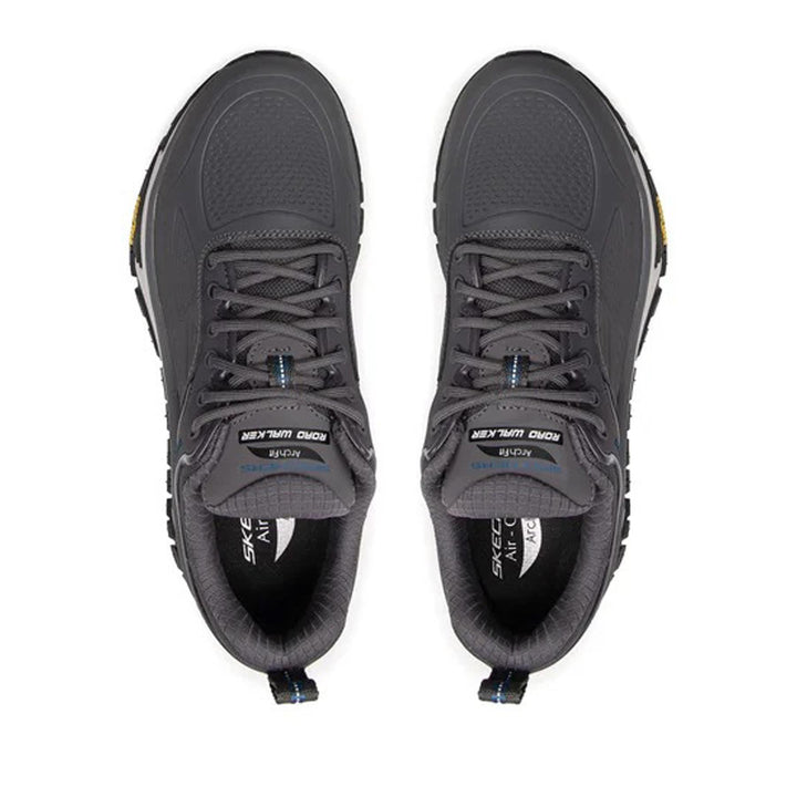 Men's Wide Fit Skechers Arch Fit 237333 Road Walker Recon Good Year Trainers in Charcoal - Image 1