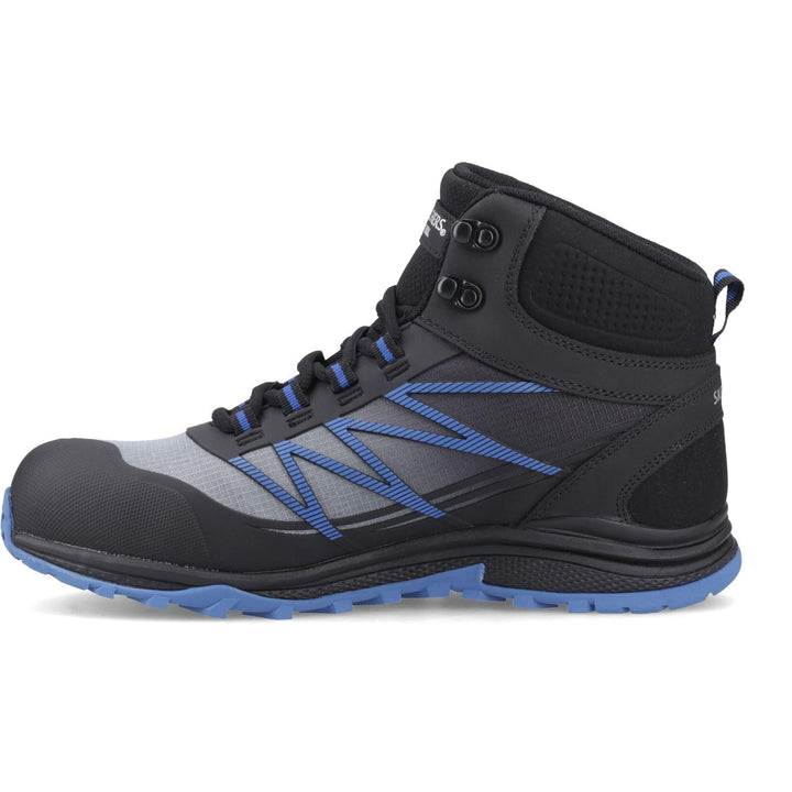 Men's Wide Fit Skechers 200047EC Puxal Firmle Safety Boots in Black/Blue - Image 1