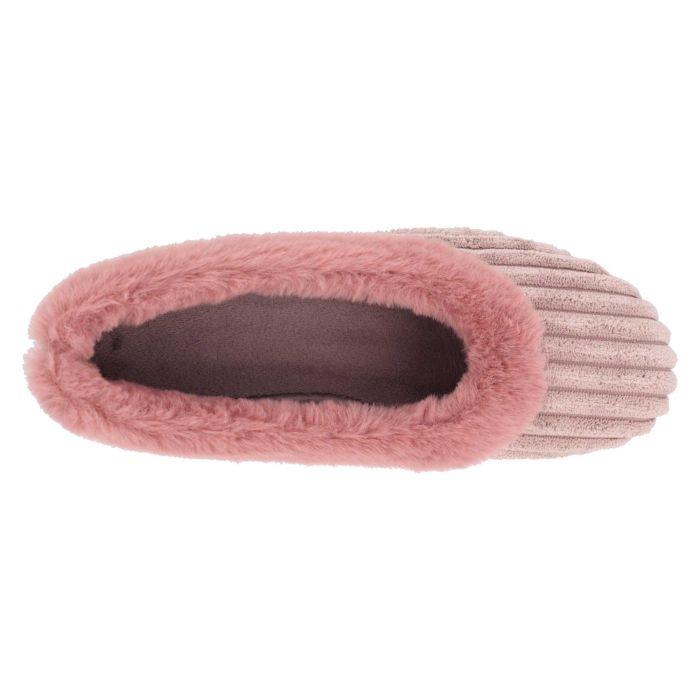 Women's Wide Fit DB Andrea Slippers in Pink Textile - Image 1