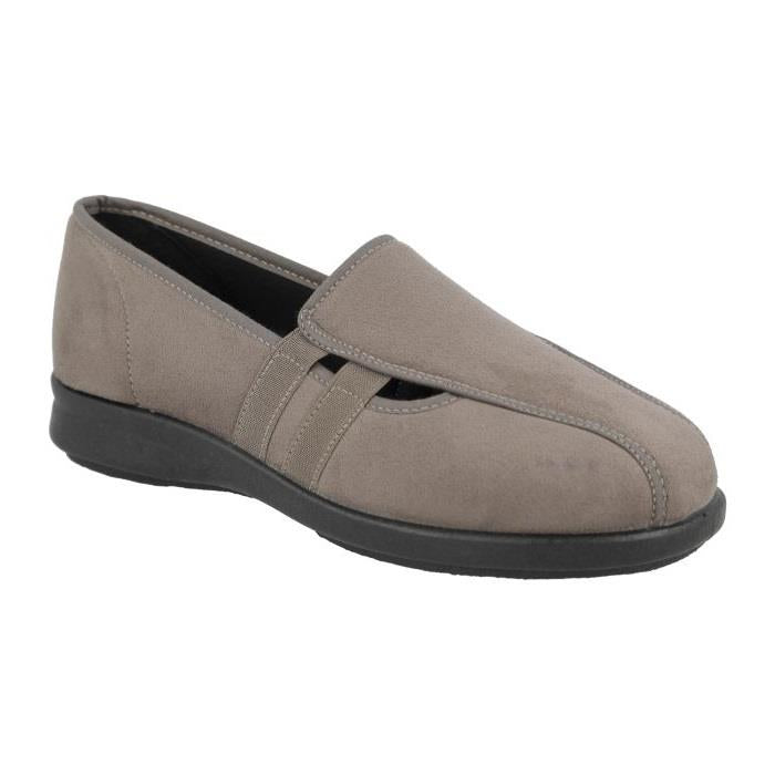Women's Wide Fit DB Cat Shoes in Black Stretch Suedette - Image 8