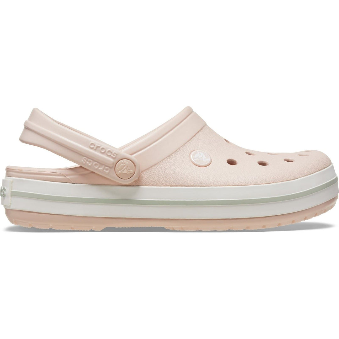Men's Crocs 11016 Crocband Clog Sandals in White - Image 14