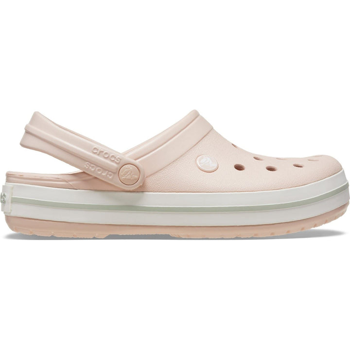 Men's Crocs 11016 Crocband Clog Sandals in White - Image 1