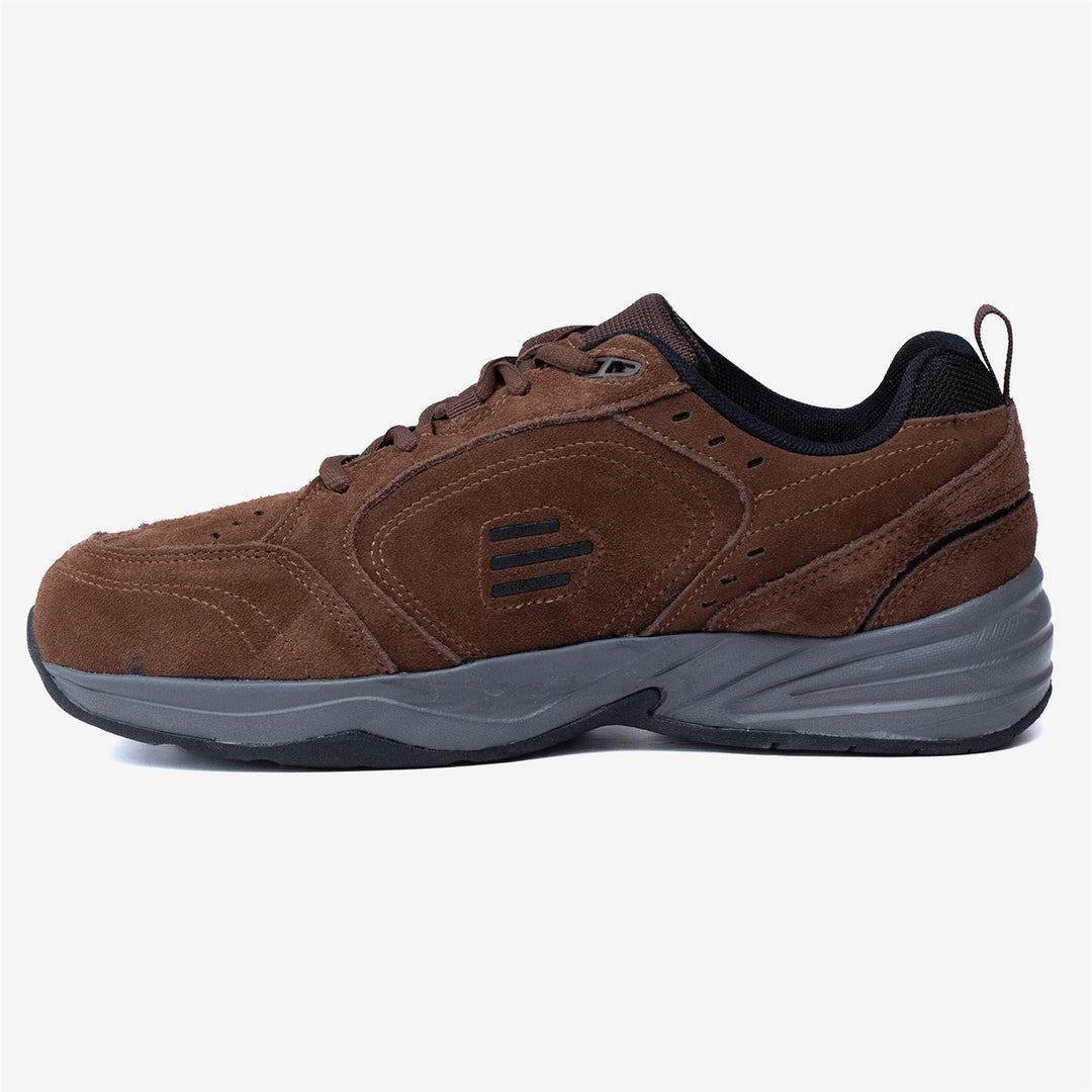 Men's Wide Fit Tredd Well Legend Trainers in Black - Image 13