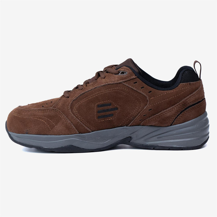 Men's Wide Fit Tredd Well Legend Trainers in Black - Image 1
