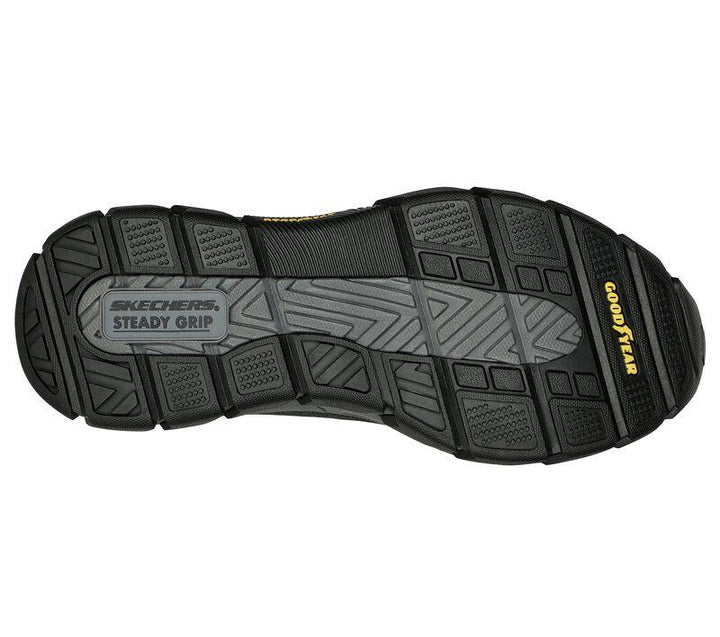 Men's Wide Fit Skechers 204454 Relaxed Fit Respected Boswell Good Year Boots in Black - Image 1