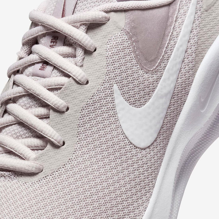 Women's Wide Fit Nike FZ6829-007 Revolution 7 Trainers in Mauve/White - Image 1