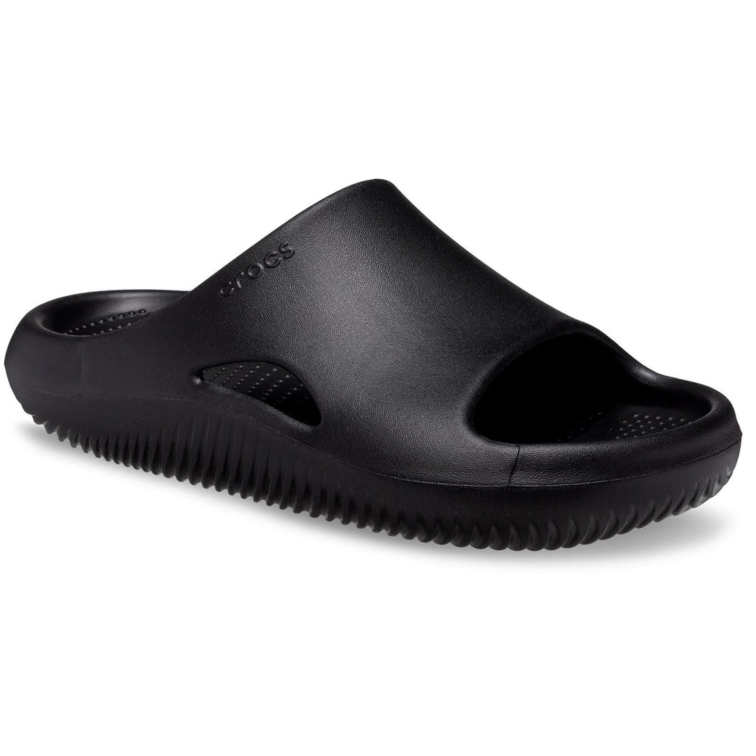 Men's Crocs 208392 Mellow Recovery Slippers in Black - Image 3