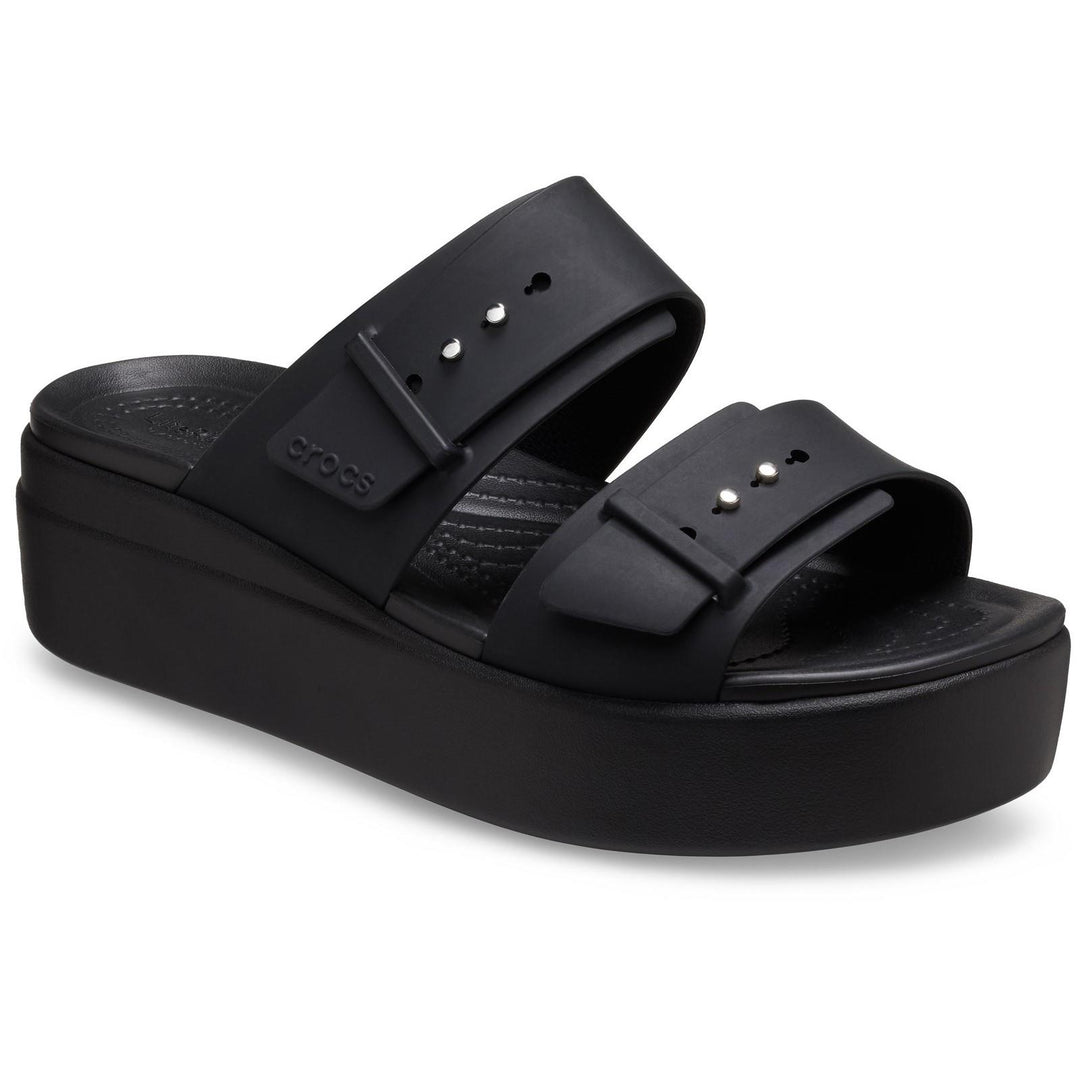 Women's Crocs 207431 Brooklyn Sandals in Black - Image 3