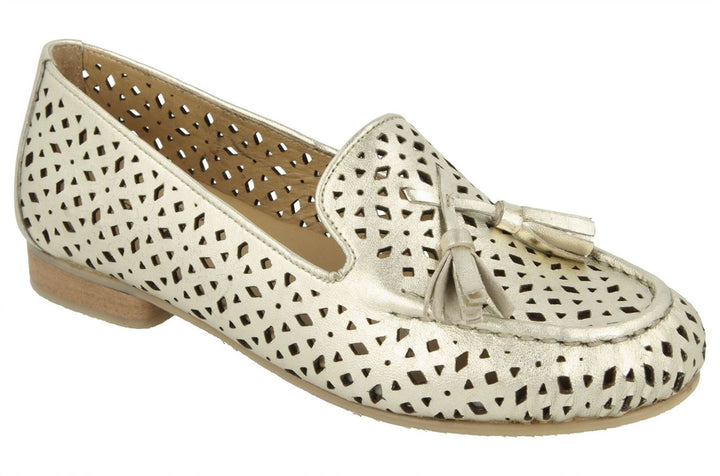 Womens Wide Fit DB Driffield Shoes in Navy - Image 1