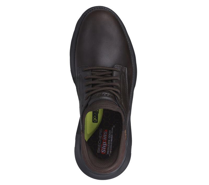Men's Wide Fit Skechers 205046 Slip-ins Garza Gervin Trainers in Black - Image 14