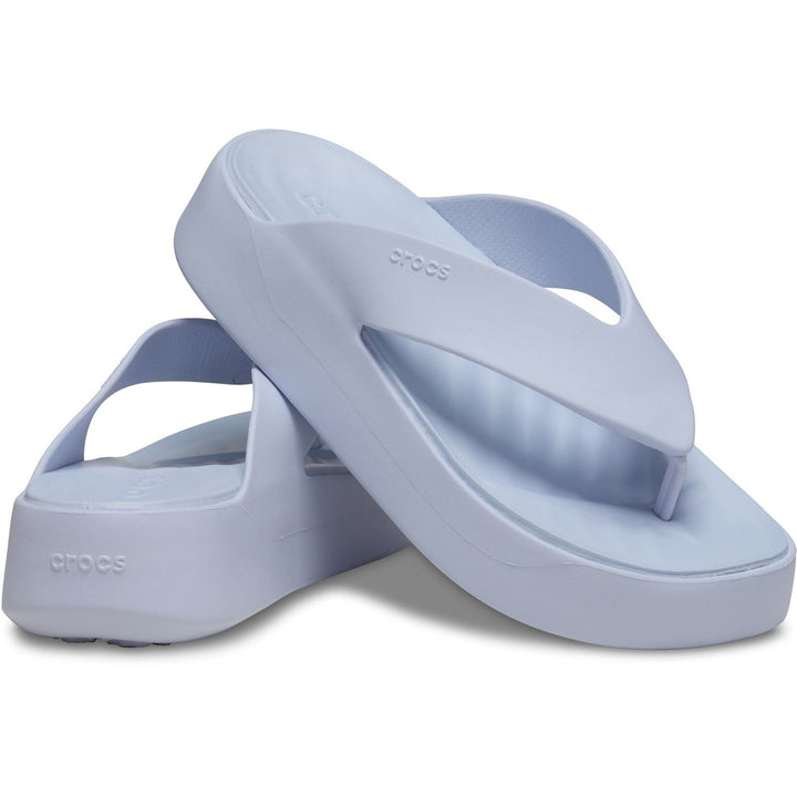 Women's Crocs 209410 Getaway Platform Flip Slippers in Black - Image 1