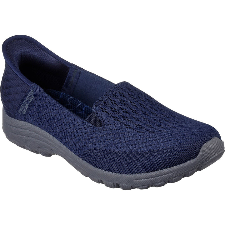 Women's Wide Fit Skechers 158698 Reggae Fest 2.0 Guiding Shoes in Navy - Image 1