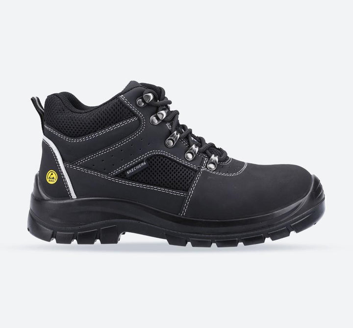 Men's Wide Fit Skechers 200002EC Trophus Letic Safety Boots in Black - Image 1