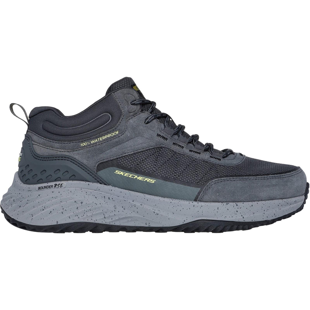 Men's Wide Fit Skechers 232961 Bounder Rse Boots in Charcoal/Lime - Image 3