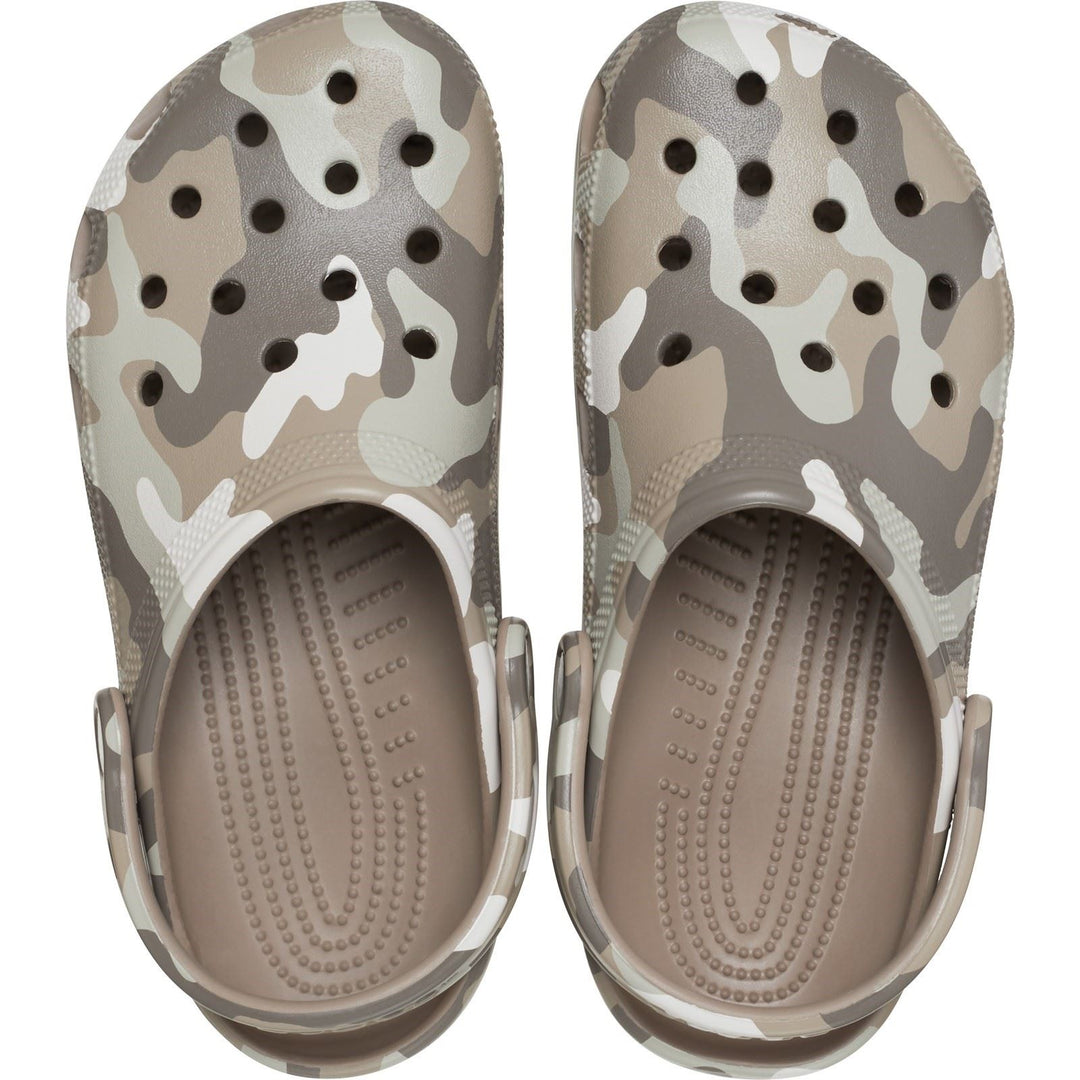 Men's Crocs 206454 Seasonal Camo Sandals in Mushroom/Multi - Image 5