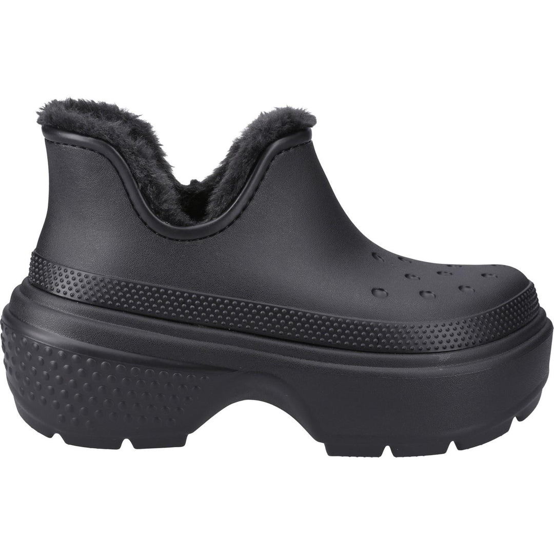 Women's Crocs 210673 Stomp Shorty Boots in Black - Image 2
