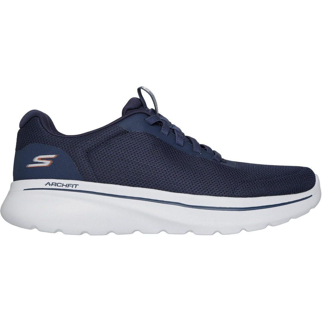 Men's Relaxed Fit Skechers 217078 Go Walk Arch Fit N Joy Cullman Trainers in Navy - Image 4