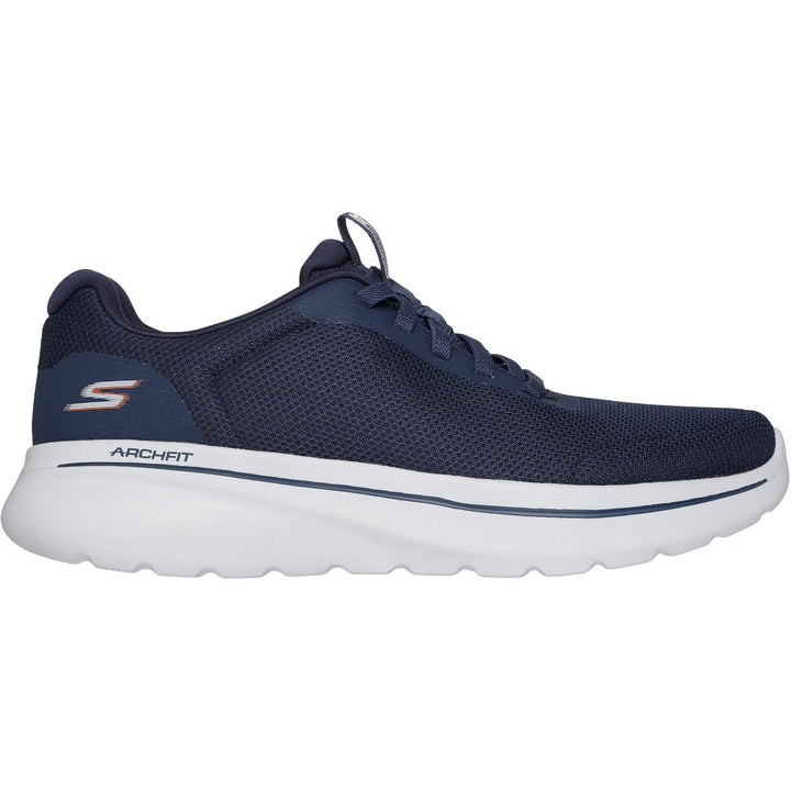 Men's Relaxed Fit Skechers 217078 Go Walk Arch Fit N Joy Cullman Trainers in Navy - Image 1