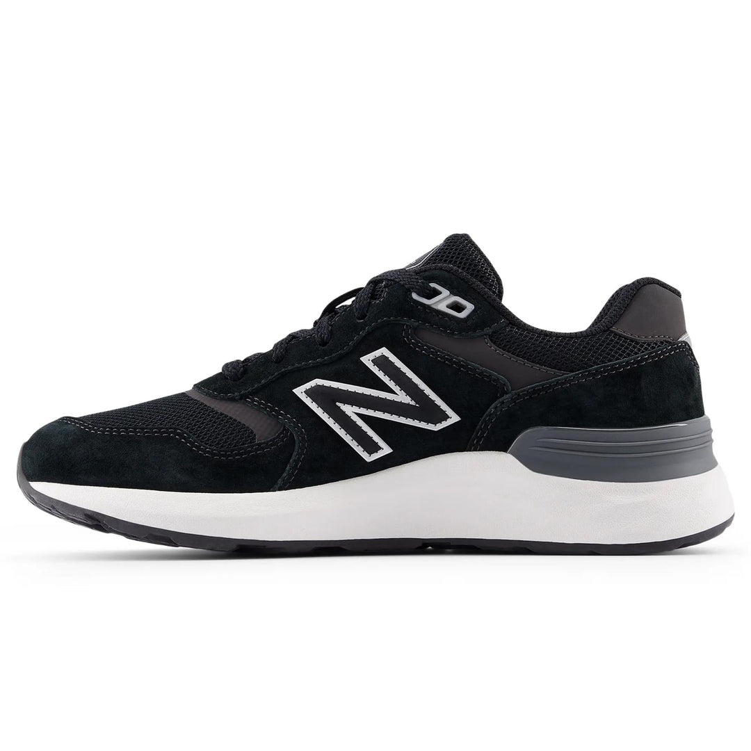Women's Wide Fit New Balance WW880BB7 Walking/Running Trainers - Fresh Foam in Black/White - Image 4