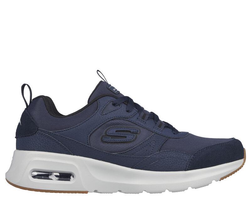 Men's Wide Fit Skechers 232646 Court Homegrown Skech Air Trainers in Navy/Black - Image 2