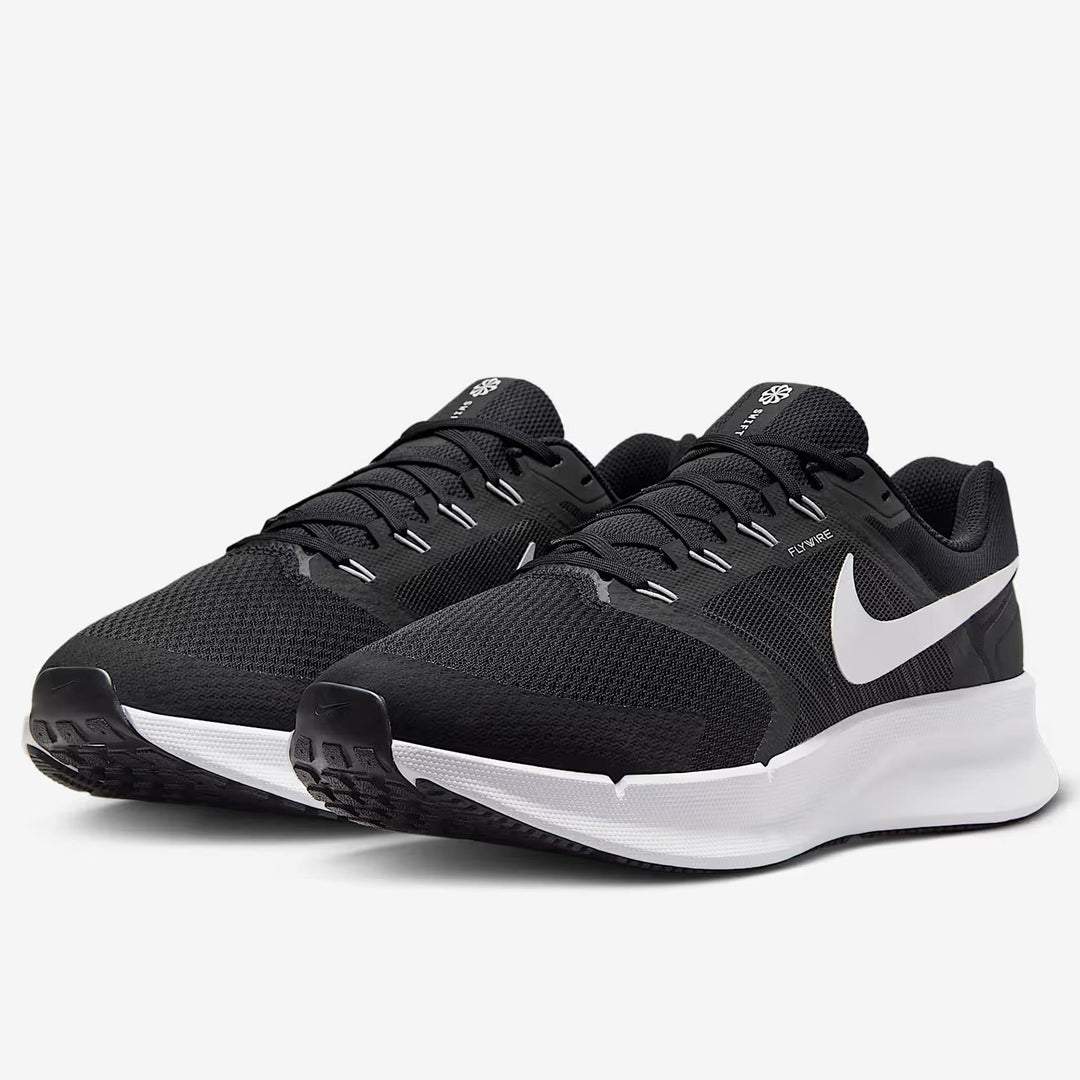 Men's Wide Fit Nike FZ9666-001 Run Swift 3 Running Trainers in Black/Dark Smoke Grey - Image 3