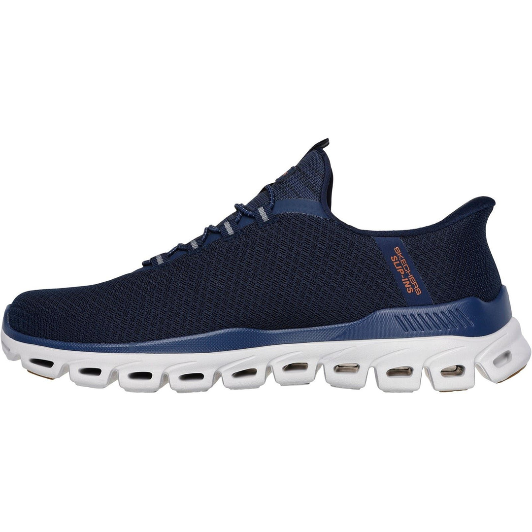 Men's Wide Fit Skechers 233010 Slip-ins Glide Step Noxus Trainers in Navy - Image 9