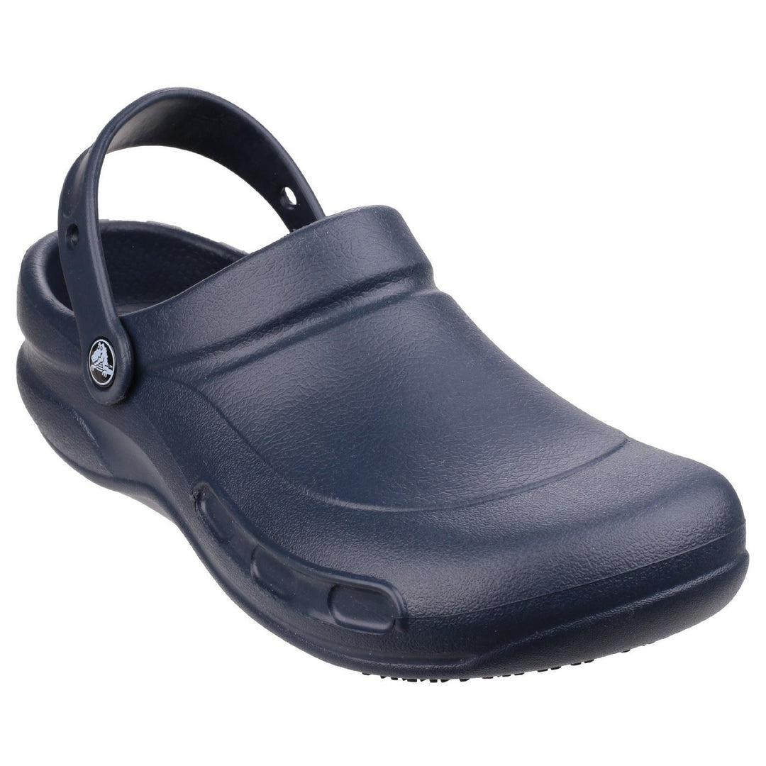 Men's Crocs 10075 Bistro Work Clog Sandals in Black - Image 9