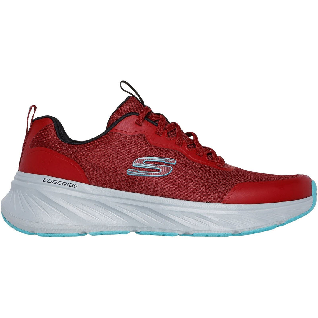 Men's Wide Fit Skechers 232835 Edgeride Trainers in Black - Image 17