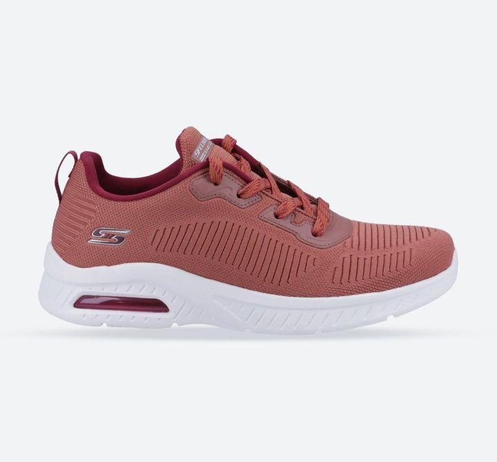 Women's Wide Fit Skechers 117379 Squad Air Sweet Encounter Trainers in Rust - Image 1