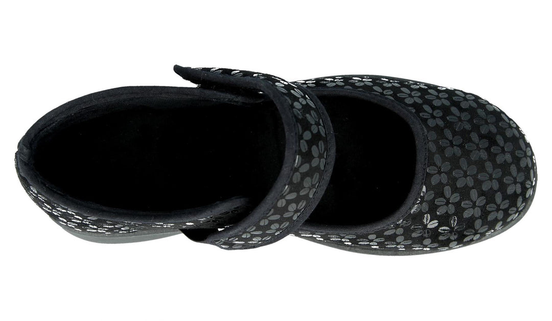 Womens Wide Fit DB Vermont Shoes in Black Stretch - Image 5