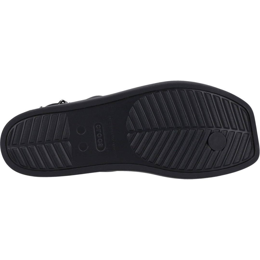 Women's Crocs 209793 Miami Thong Flip Sandals in Black - Image 6