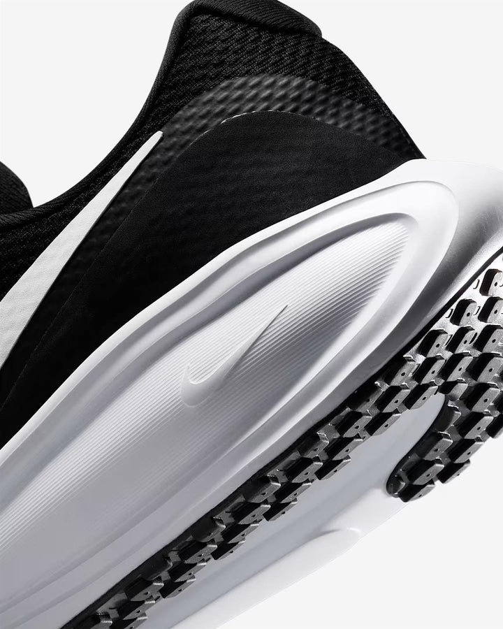 Men's Wide Fit Nike HQ1996-001 Revolution 8 Running Trainers in Black/White - Image 1