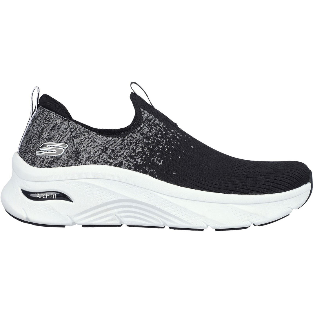 Women's Wide Fit Skechers 149684 Arch Fit D'Lux Key Journey Trainers - Black in Black - Image 2