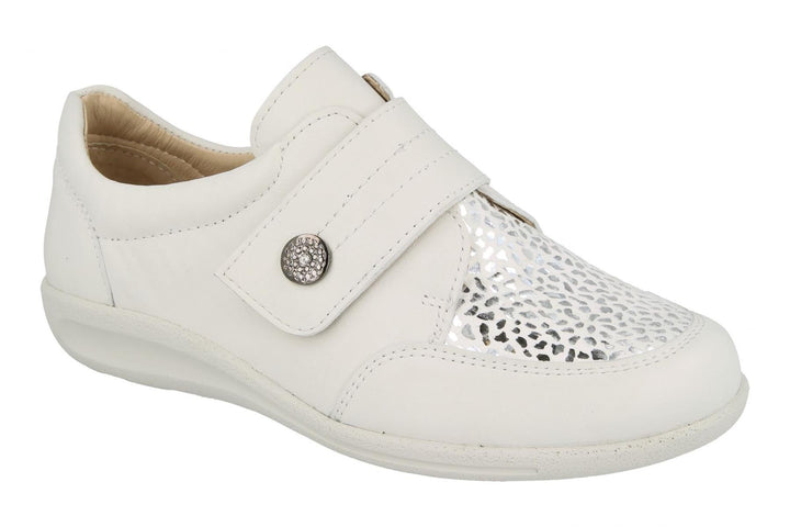 Womens Wide Fit DB Royston Shoes in Black - Image 1