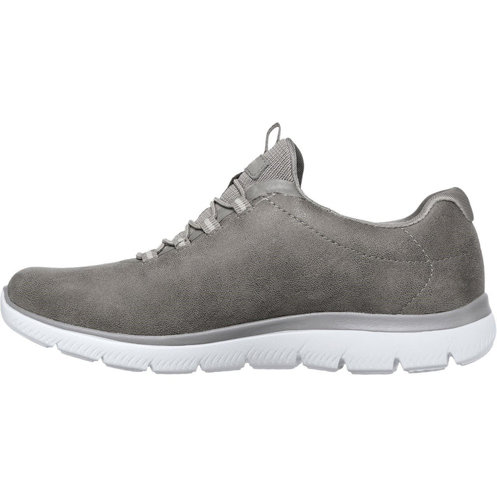 Women's Wide Fit Skechers 149200 Summits - Oh So Smooth Trainers in Dark Taupe - Image 1