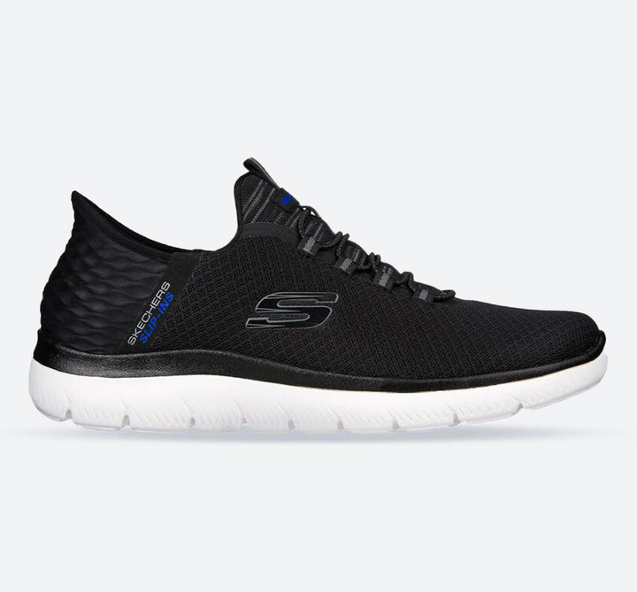 Men's Wide Fit Skechers 232457 Slip-ins Summits High Range Trainers in Black - Image 1