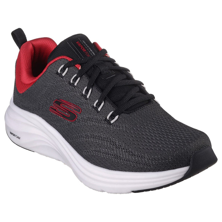 Men's Wide Fit Skechers 232626 Vapor Foam Varien Trainers in Black/Red - Image 1