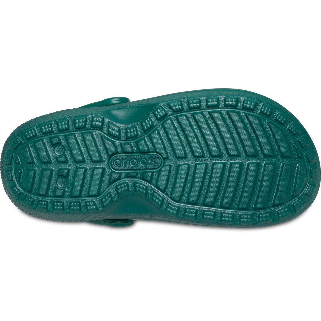 Women's Crocs 203591 Classic Lined Clog Sandal in Emerald - Image 7