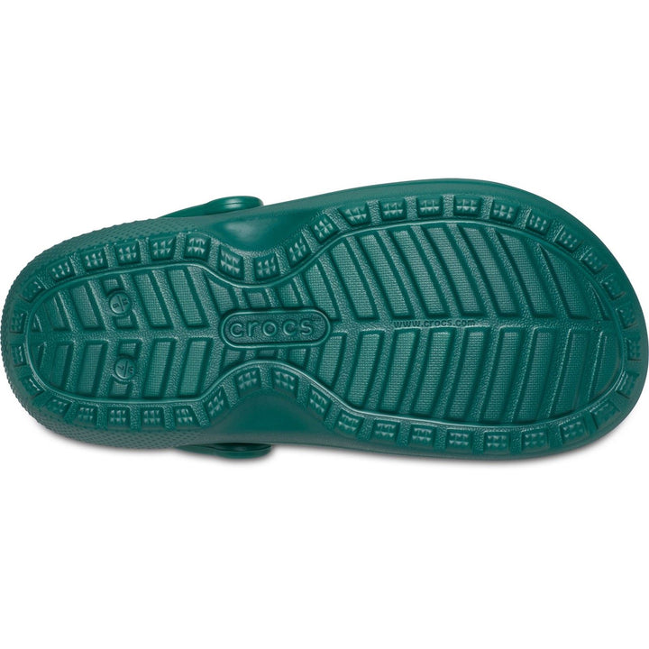 Women's Crocs 203591 Classic Lined Clog Sandal in Emerald - Image 1