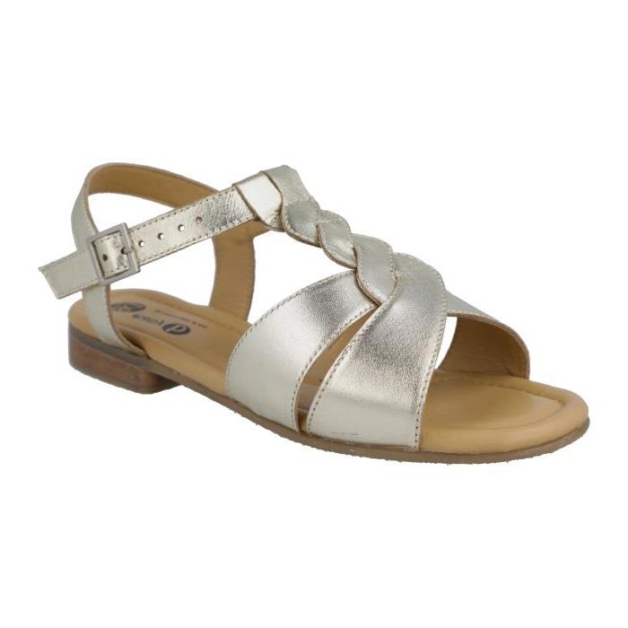 Women's Wide Fit DB Burma Sandals in Black - Image 1