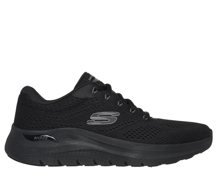 Men's Wide Fit Skechers 232700 Arch Fit 2.0 Walking Trainers in Black - Image 1