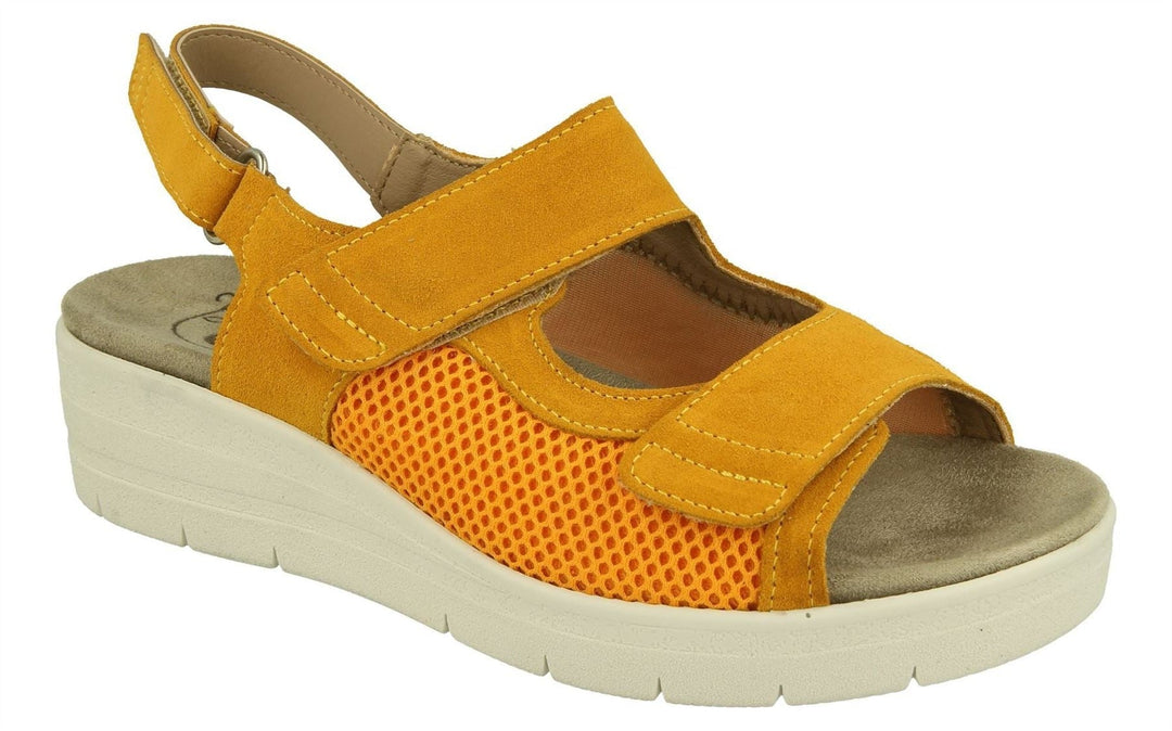 Womens Wide Fit DB Bobbie Sandals in Sky Blue - Image 13